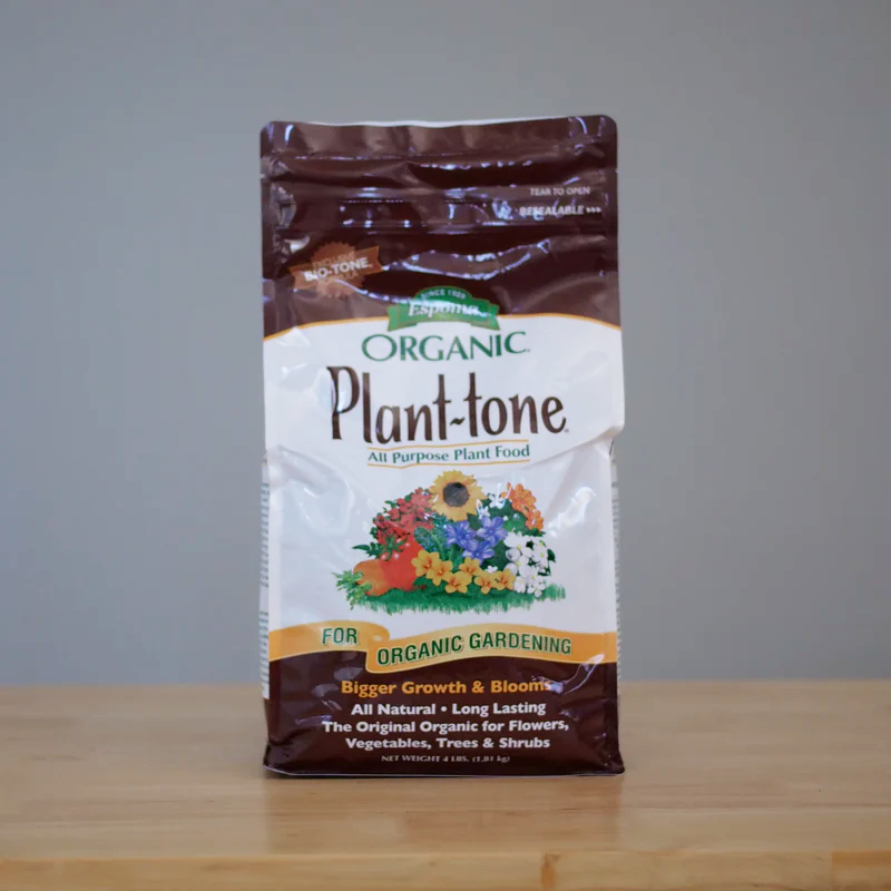 Brown organic fertilizer bag