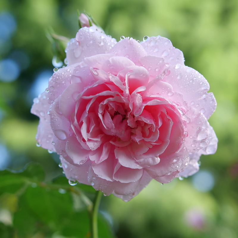 Reminiscent™ Pink Rose has a high petal count, creating a romantic look.